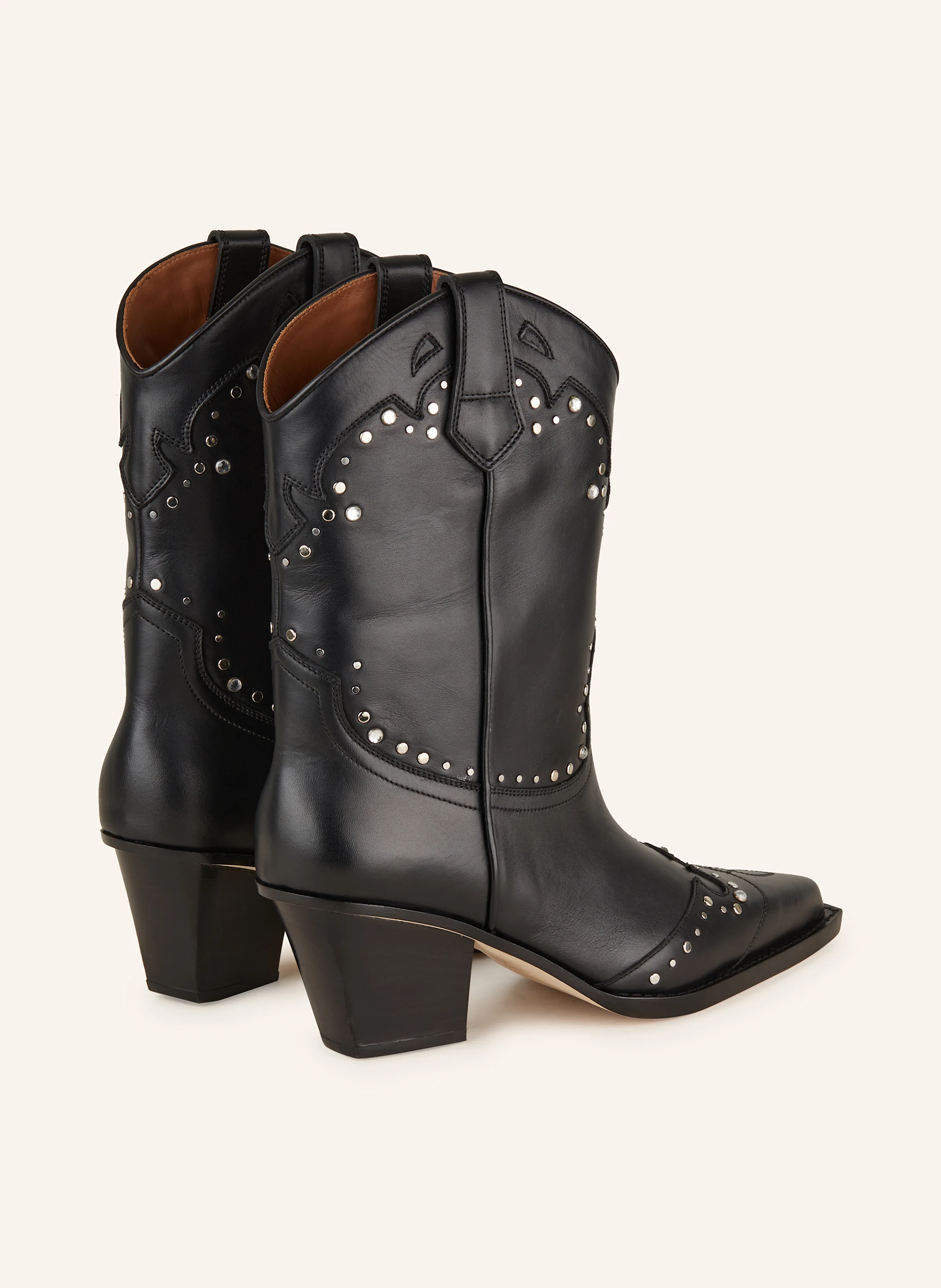 PARIS TEXAS Cowboy Boots JANICE mit Schmucksteinen