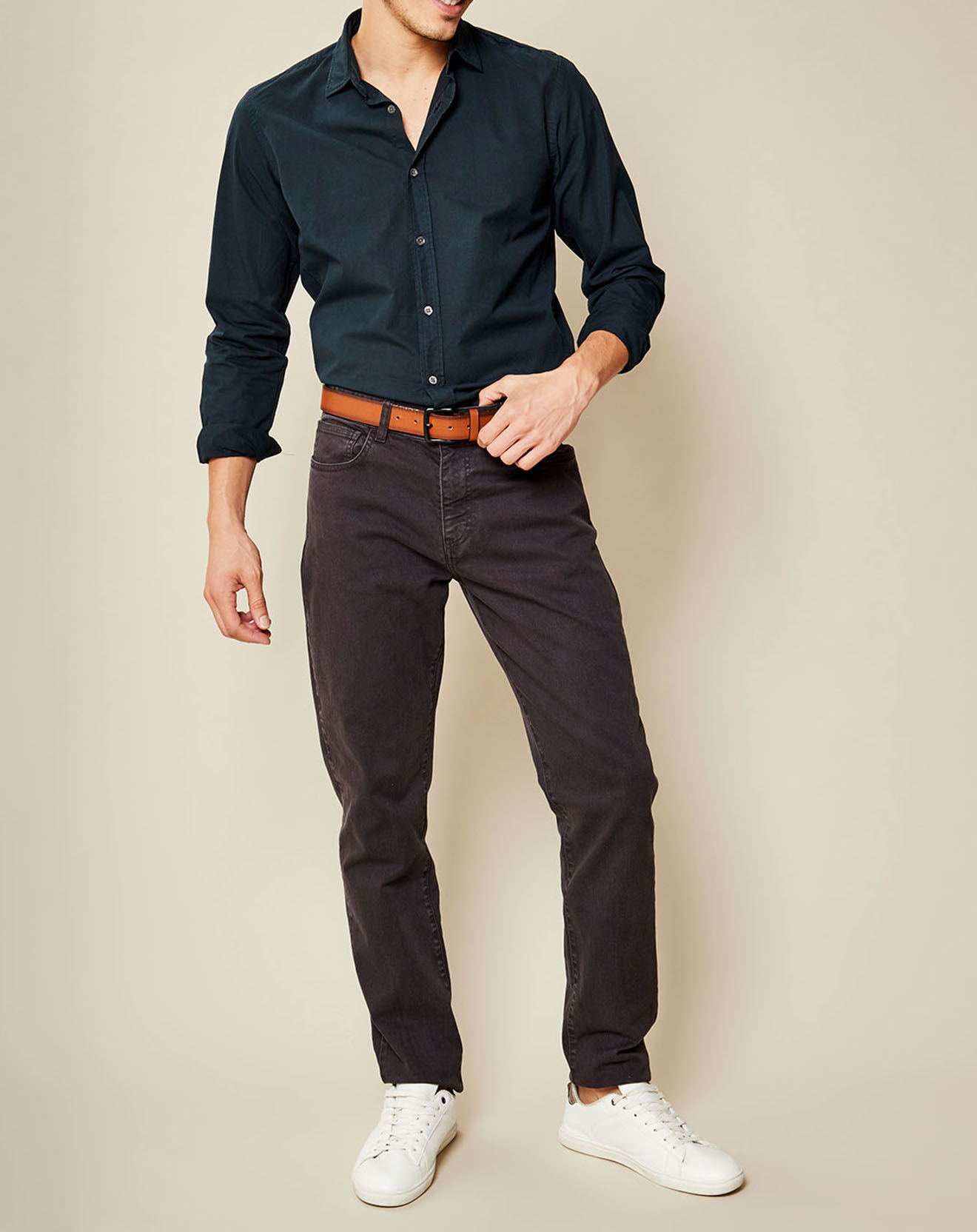 Hartford Chemise Slim Boil Hoody vert sapin