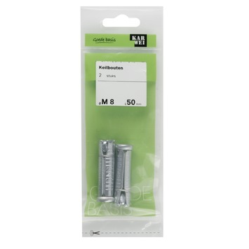 KARWEI keilbout M8x50 mm 2 stuks
