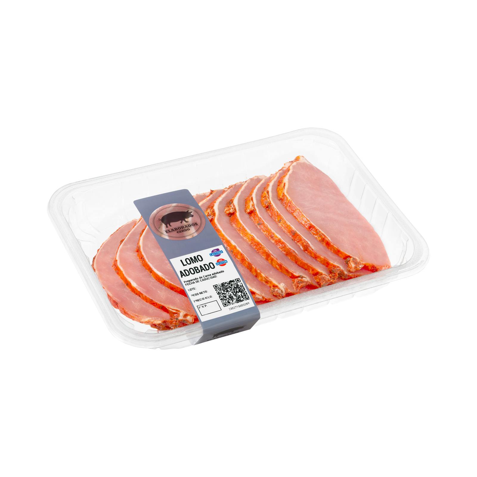 Filets de longe de porc marinés
