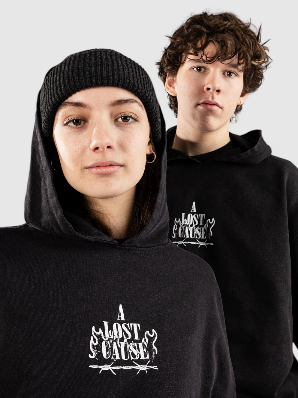 A Lost Cause Rebirth Vintage Hoodie vintage black