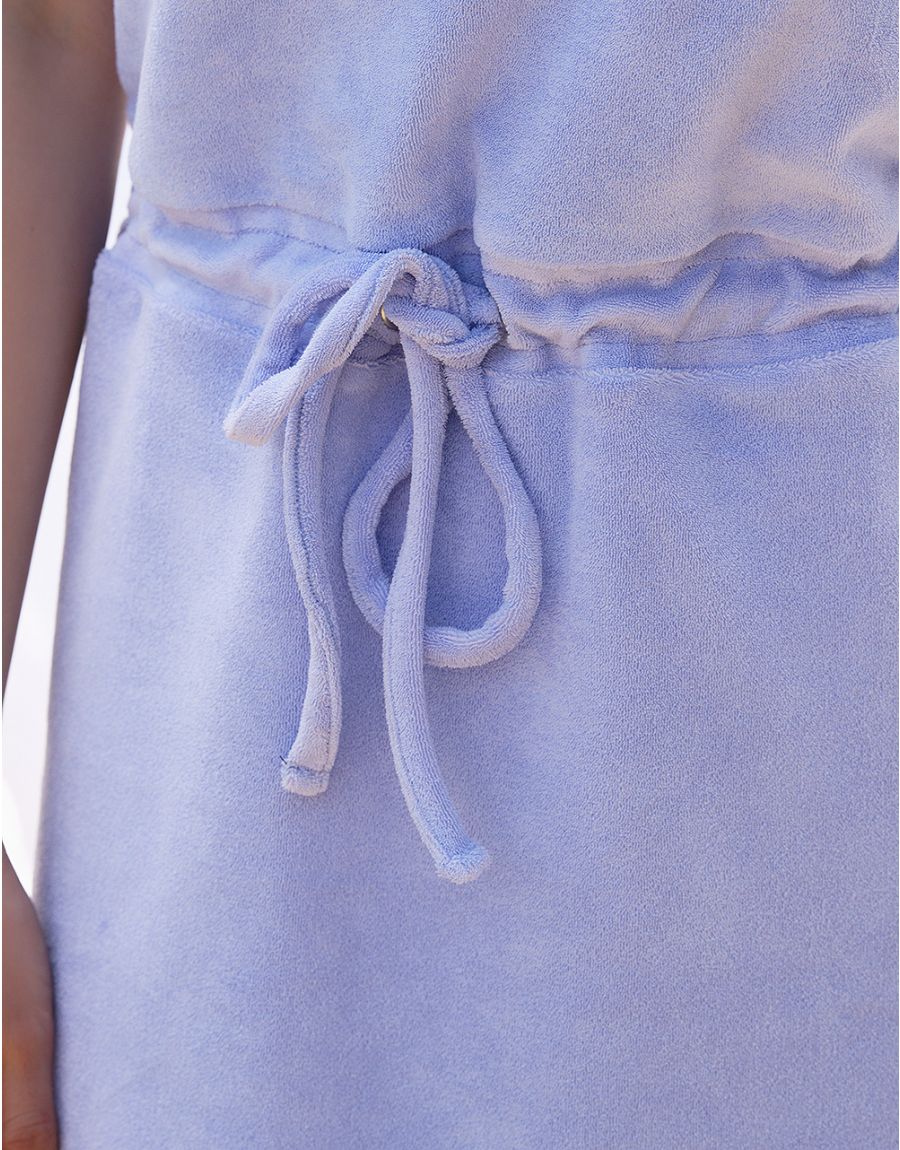 Robe éponge parme