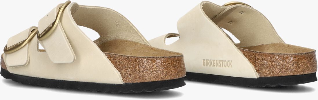 witte birkenstock slippers arizona big buckle dames