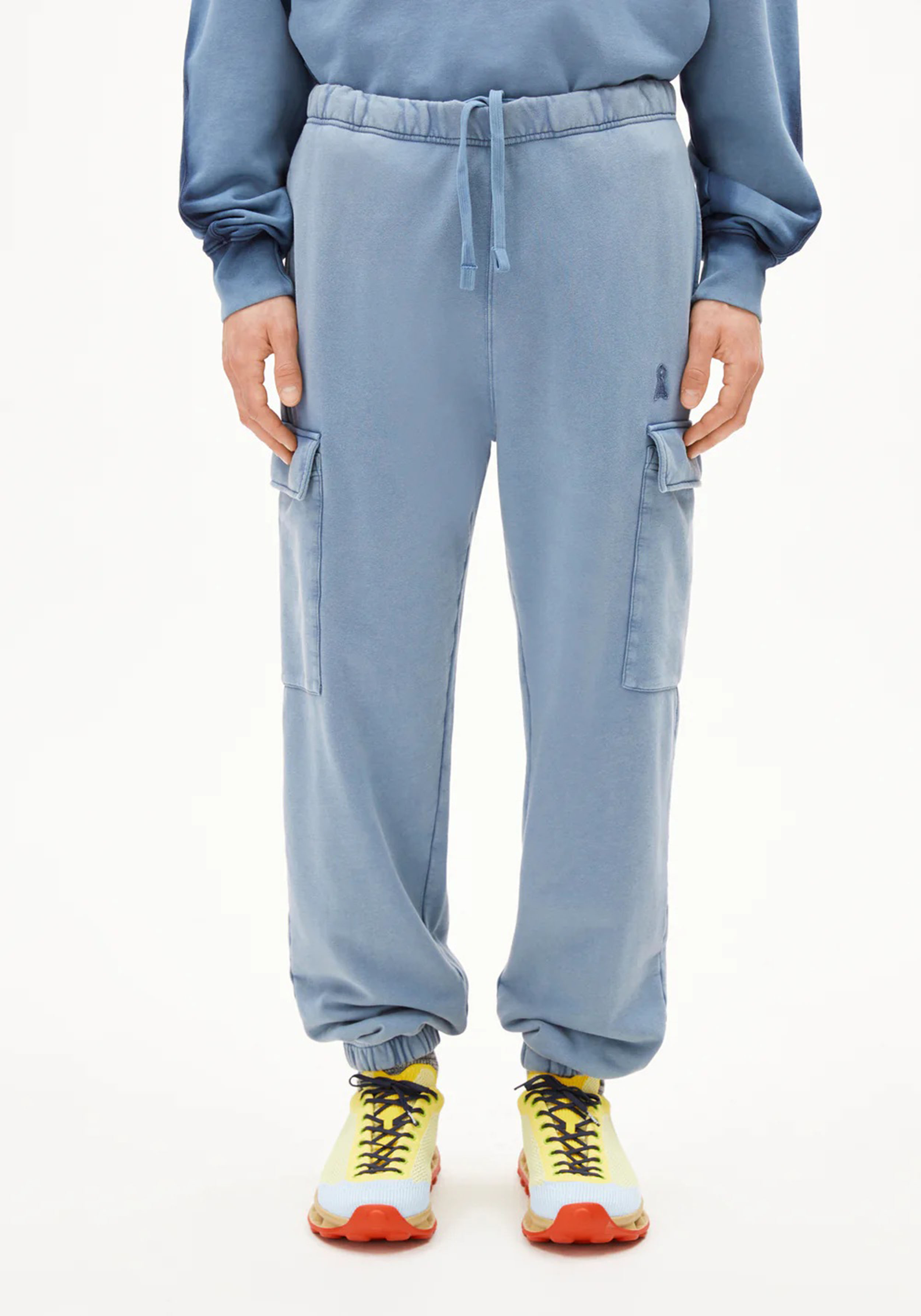 Armedangels Sweathose Iconic Å Baasti Cargo Nightshadow Washed