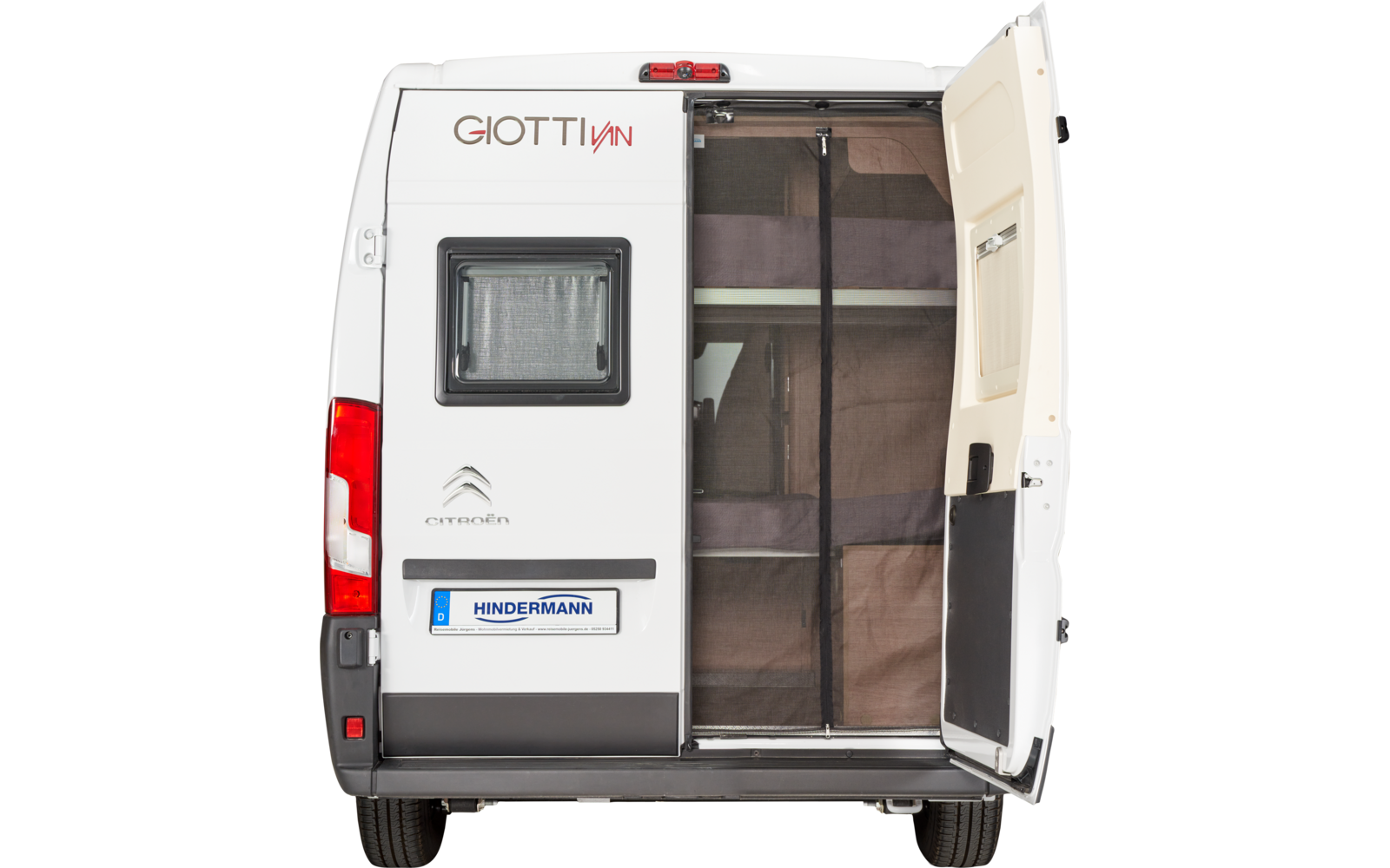 Hindermann Insektenschutzvorhang Hecktür Fiat Ducato ab Bj. 2007 Standard