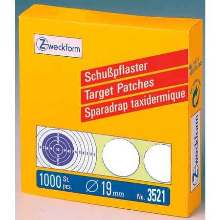 Avery Zweckform 3521 Schusspflaster Ø 19 mm, 1 Rolle/1.000 Etiketten, weiß
