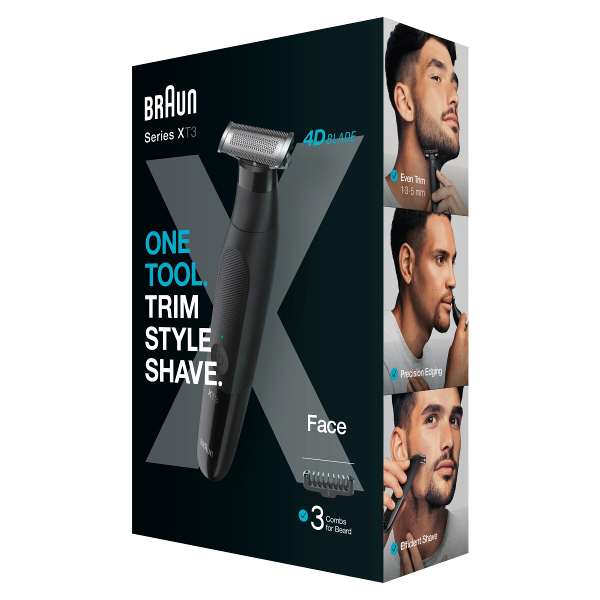 Braun Series XT3100 Face Barttrimmer