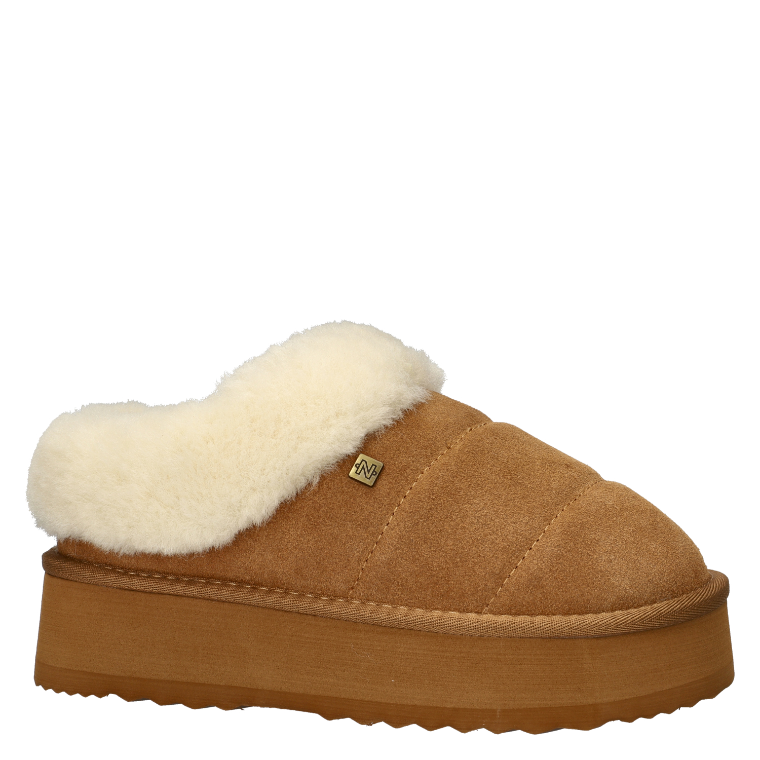 Home dames pantoffel Nelson Cognac