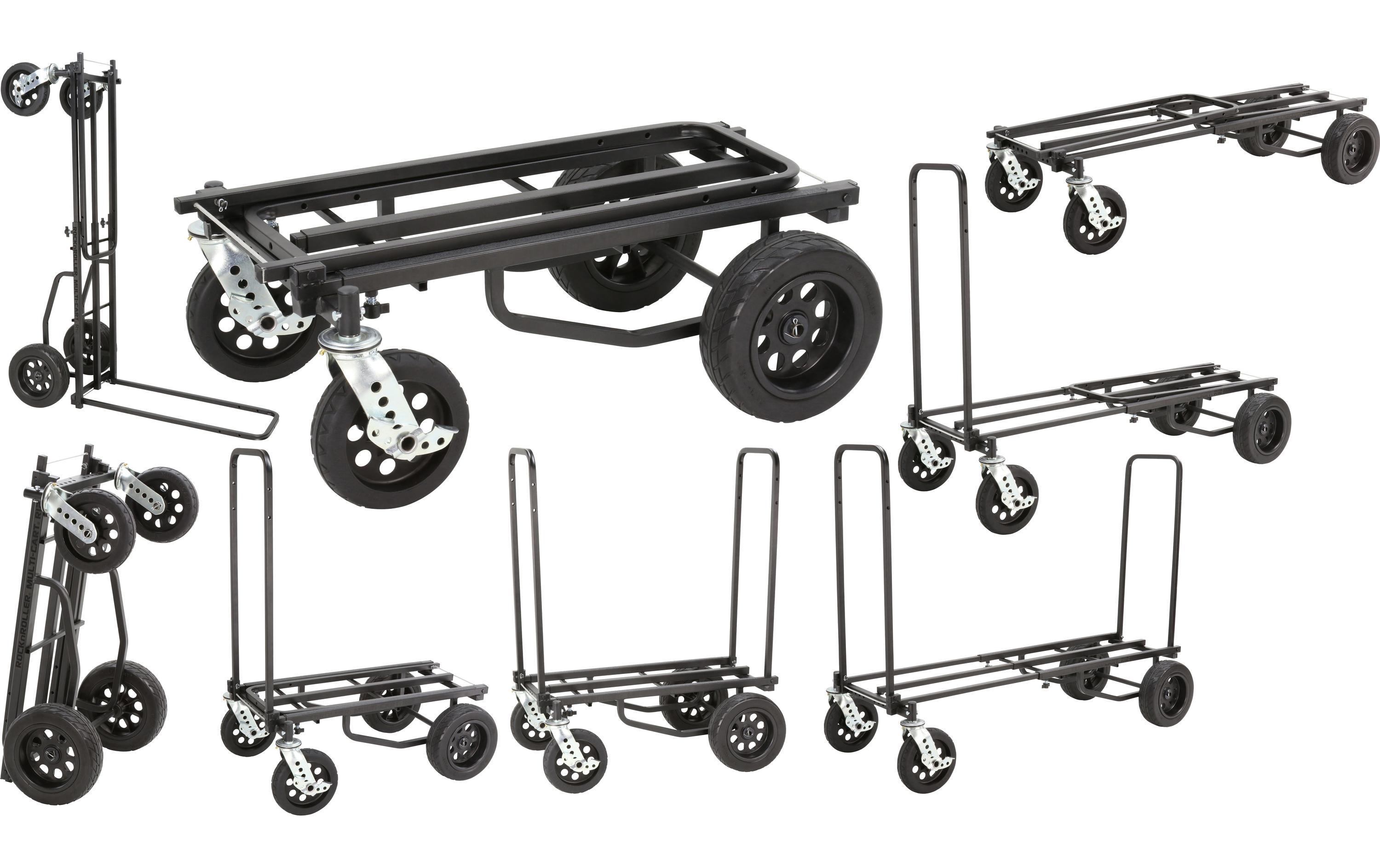 Multifunktionswagen R12 STEALTH Tragkraft 226 kg<br>Faltbarer 8-in-1-Multifunktionswagen