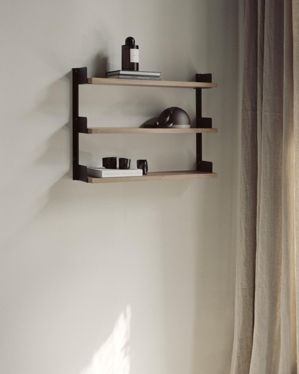 New Works New Works Tea wandkast walnoot/zwart