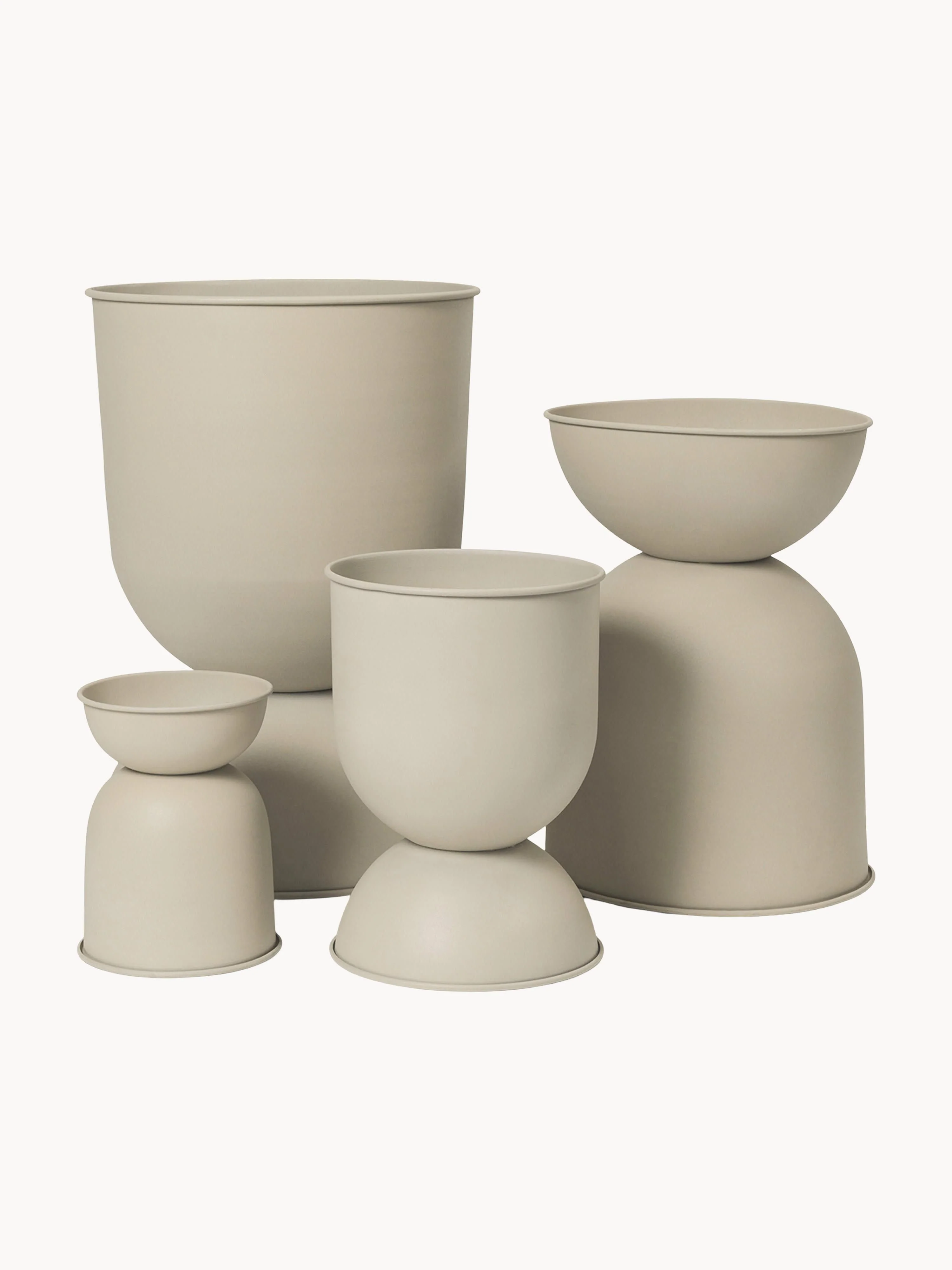 Plantenpot Hourglass, H 73 cm