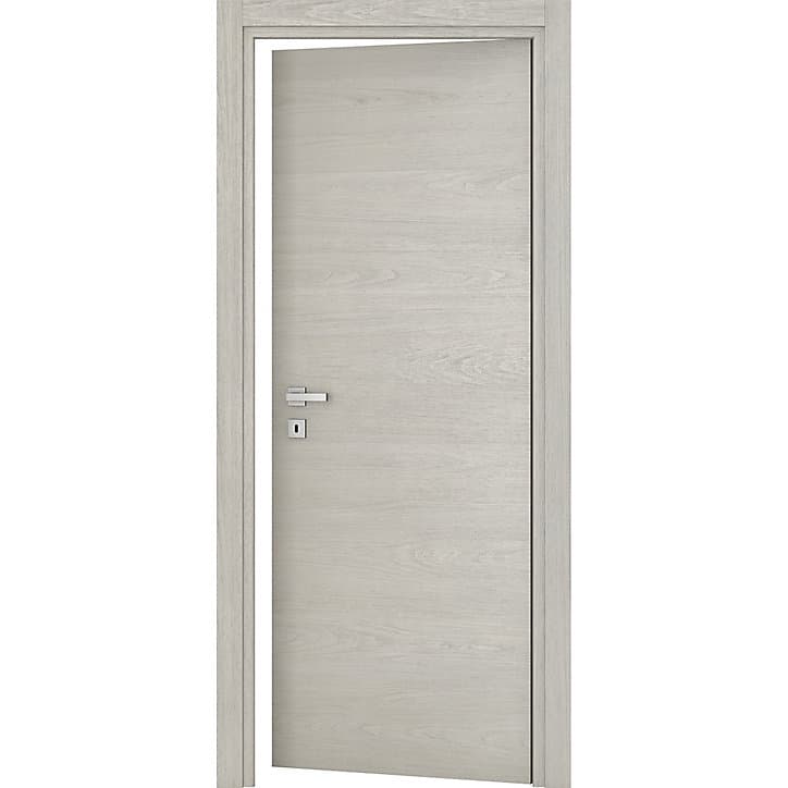 Bloc-porte Summa grigio H.204 x l.73, poussant droit