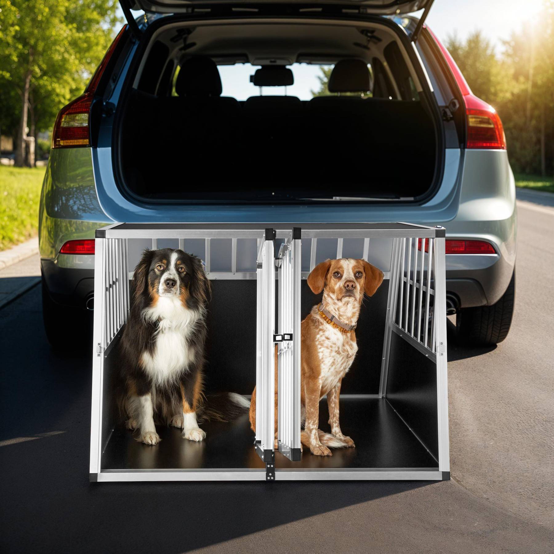 Hundetransportbox doppel
