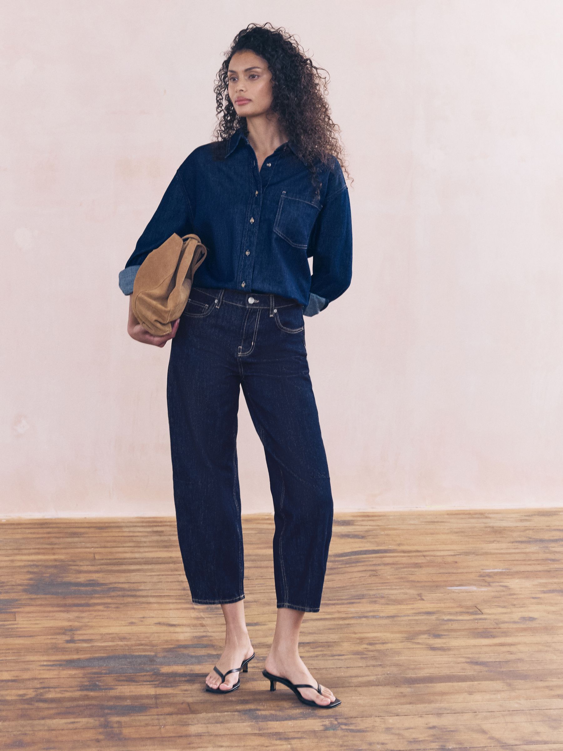 Wassing - Barrel jeans met dartdetail