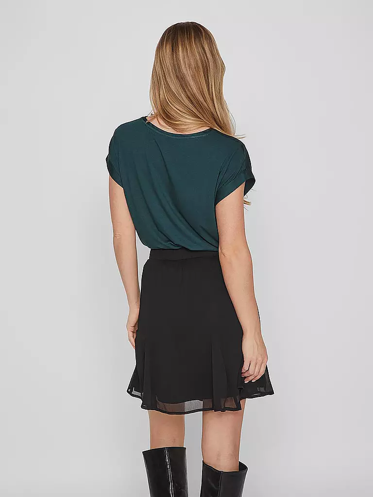 VILA Blusenshirt VIELLETTE  petrol