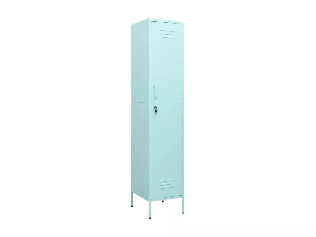 Armoire à casiers Vert menthe 35x46x180 cm Acier