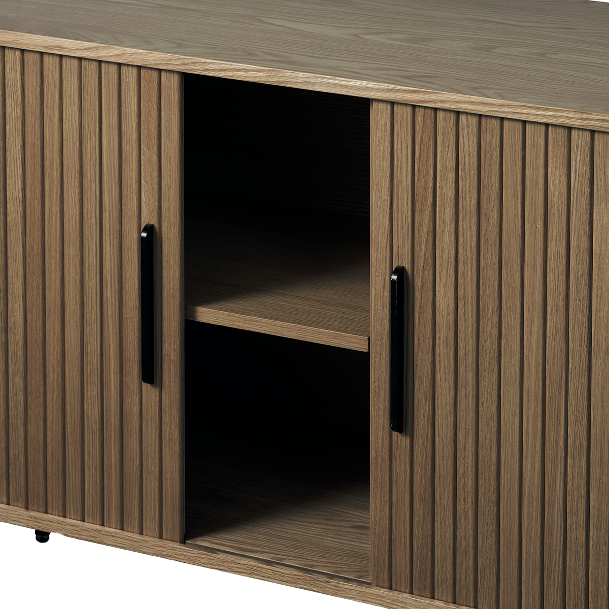 Dressoir Lenn hout Gerookt eiken