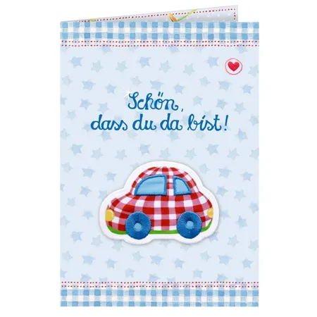 Coppenrath Verlag Grußkarte - Schön, dass du da bist! , hellblau