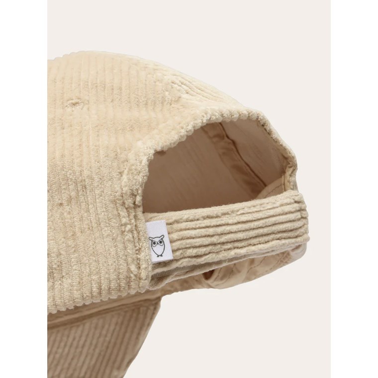 KnowledgeCotton Apparel 8 Wales Corduroy Cap Light Feather Gray