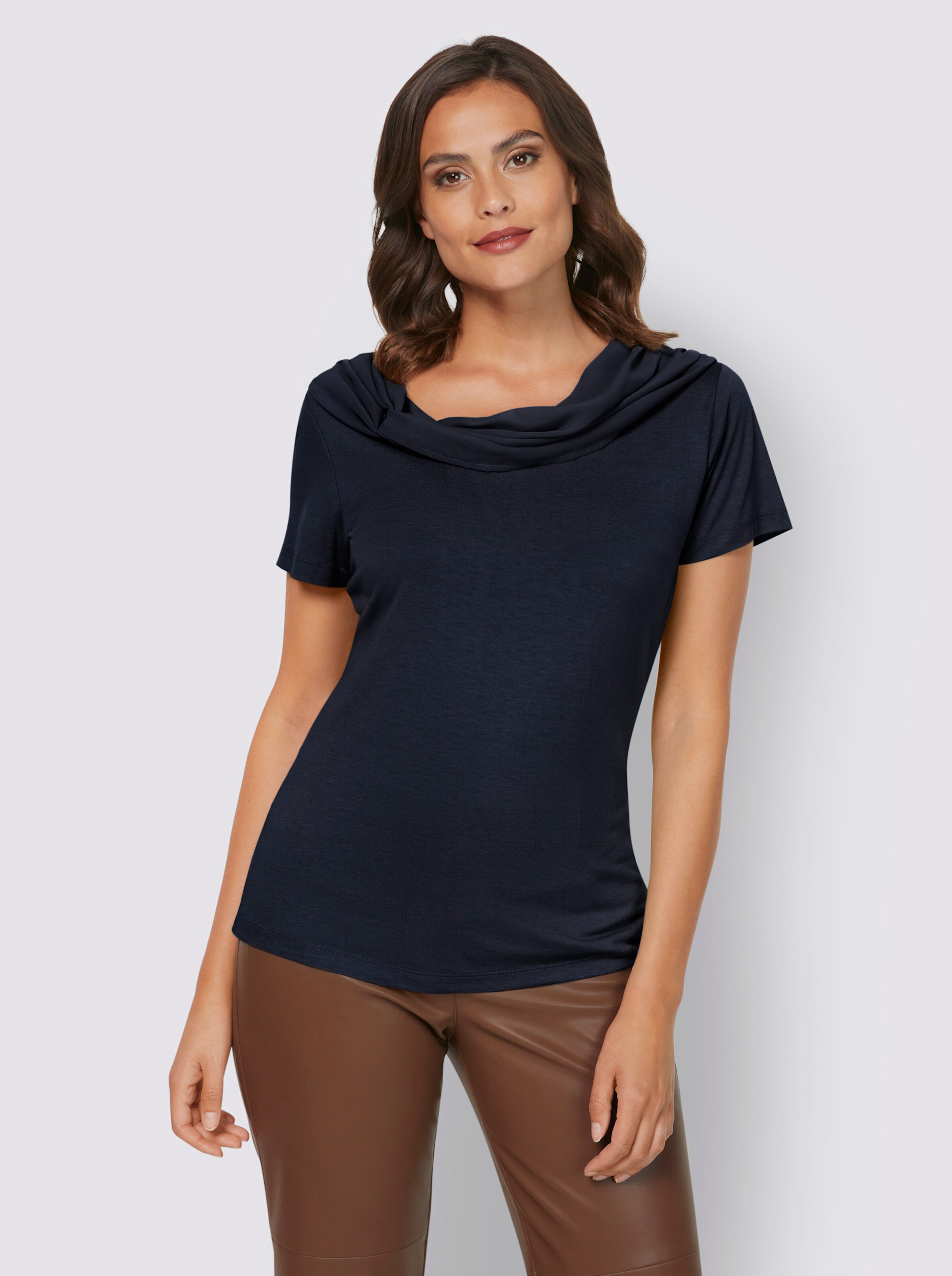 Rundhals-Shirt