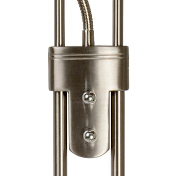 Lucide CHAMPIONLED leeslamp LED dimb. 3000K mat chroom