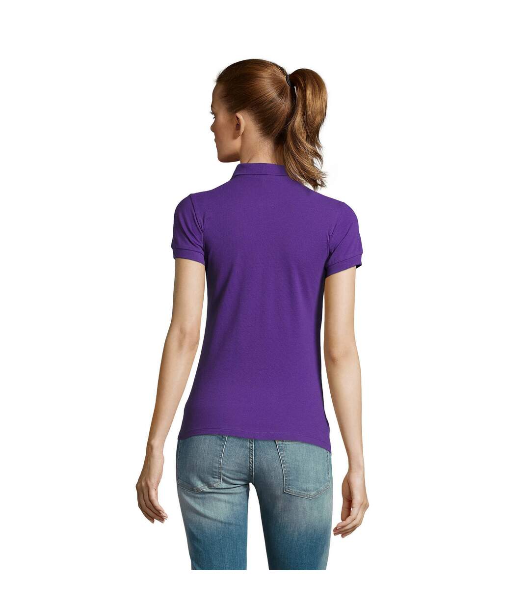 SOLS Passion - Polo 100% coton à manches courtes - Femme (Pourpre foncé) - UTPC317