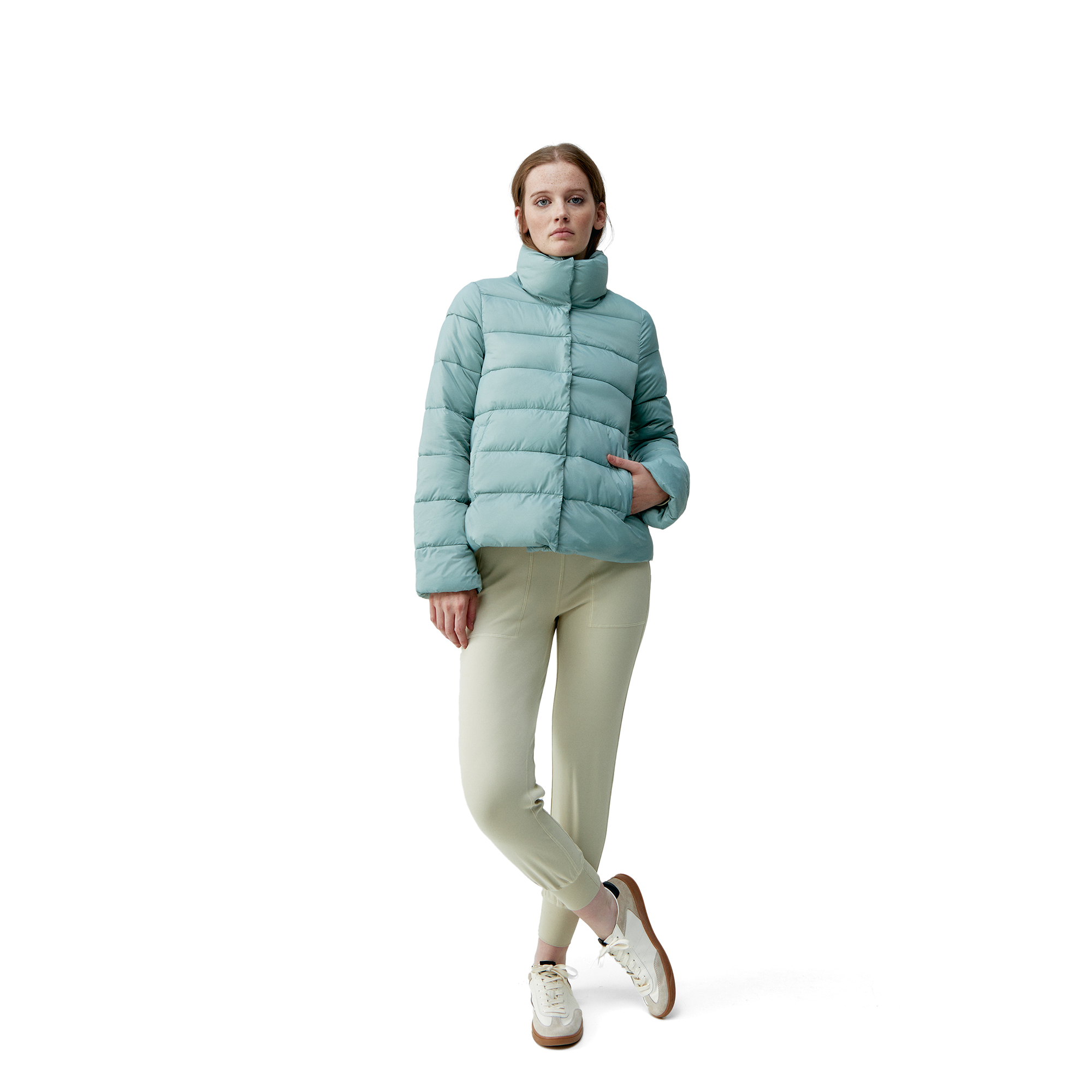 VEGAN HACK - Manteau d'hiver matelassé vegan hack | Vert