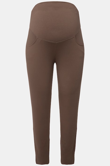 Bellieva-Leggings, breiter Elastikbund, Skinny Fit, Biobaumwolle, GOTS