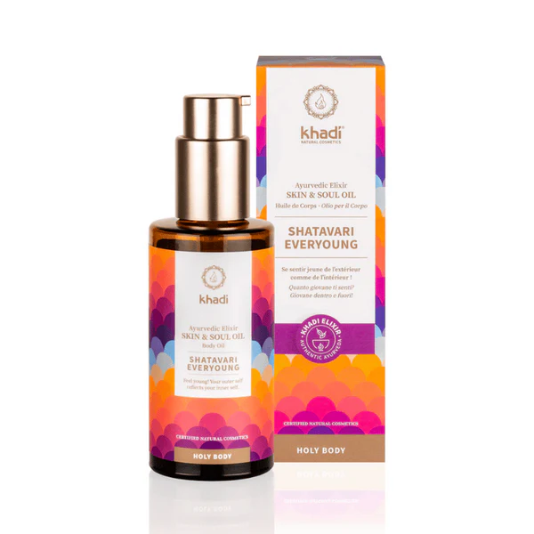 Khadi Huile de Corps Élixir Ayurvédique Shatavari Everyoung 100 ML