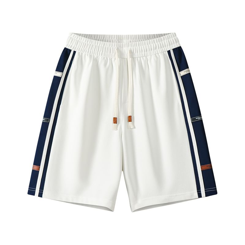 Soulcity - Shorts met middelhoge taille en strepen