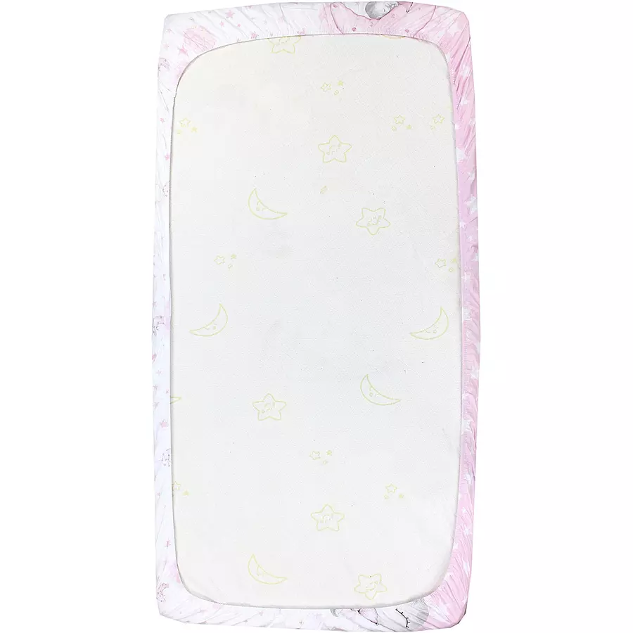 TupTam Baby Kinder Spannbettlaken 2er Pack rosagrau