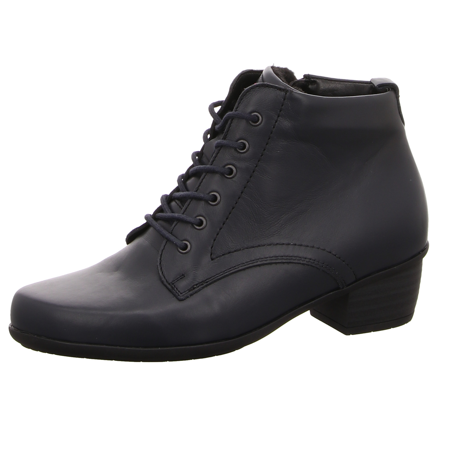 Waldläufer Schnürstiefeletten blau