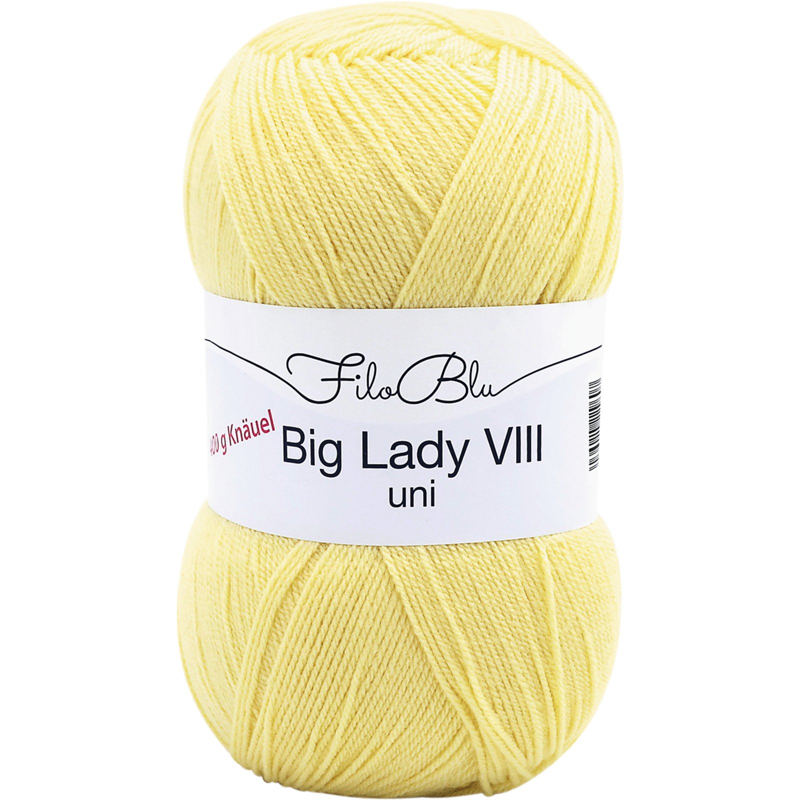 Handstrickgarn 400g/Kn Big Lady VI, blau