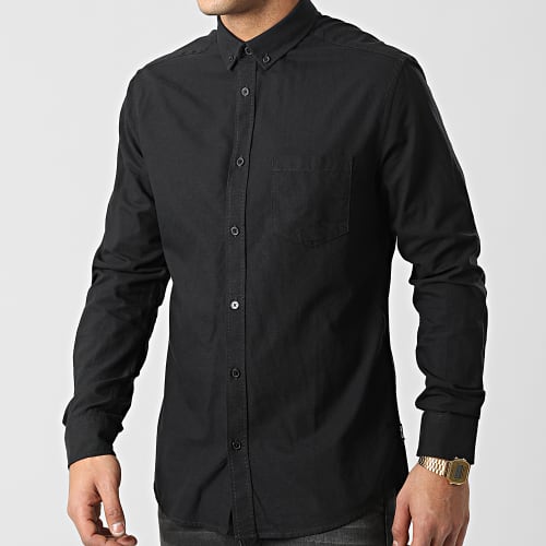 Chemise Manches Longues Alvaro Noir