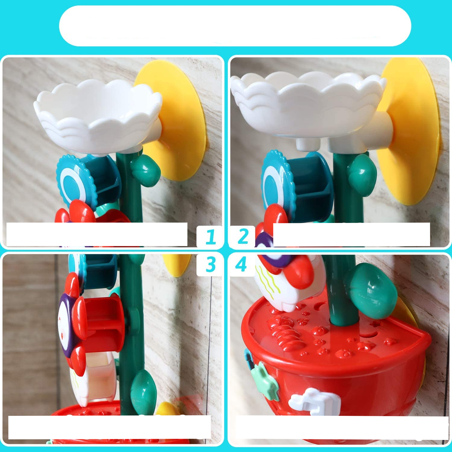 Süsses Kinder Spielzeug für die Badewanne - Blumentopf