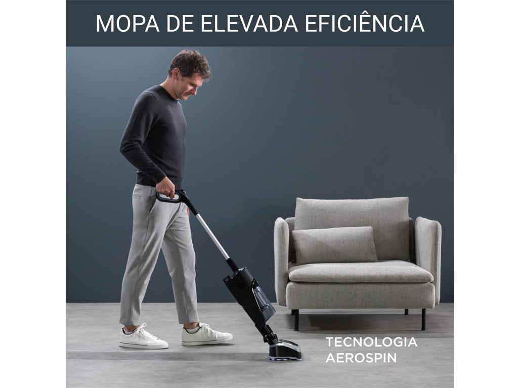 ASPIRADOR VERTICAL ROWENTA GZ3039WO X-COMBO 2 EM 1 ASPIRA E LAVA SEM FIOS