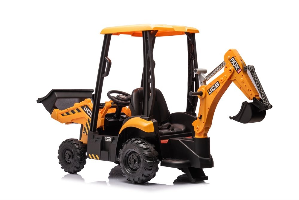Azeno - Elektrisk Køretøj - JCB Rendegraver 12V - Gul