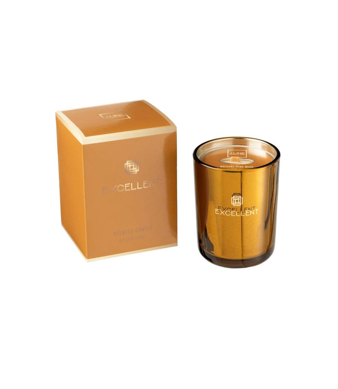 Paris Prix - Bougie Parfumée excellent 12cm Golden Honey Ocre