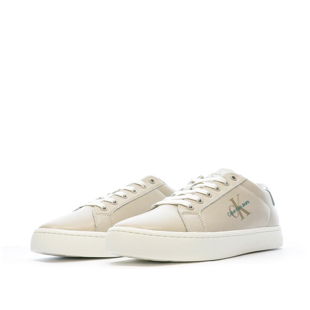 Calvin Klein Jeans Baskets Beige Homme Calvin Klein Jeans YM0YM00491