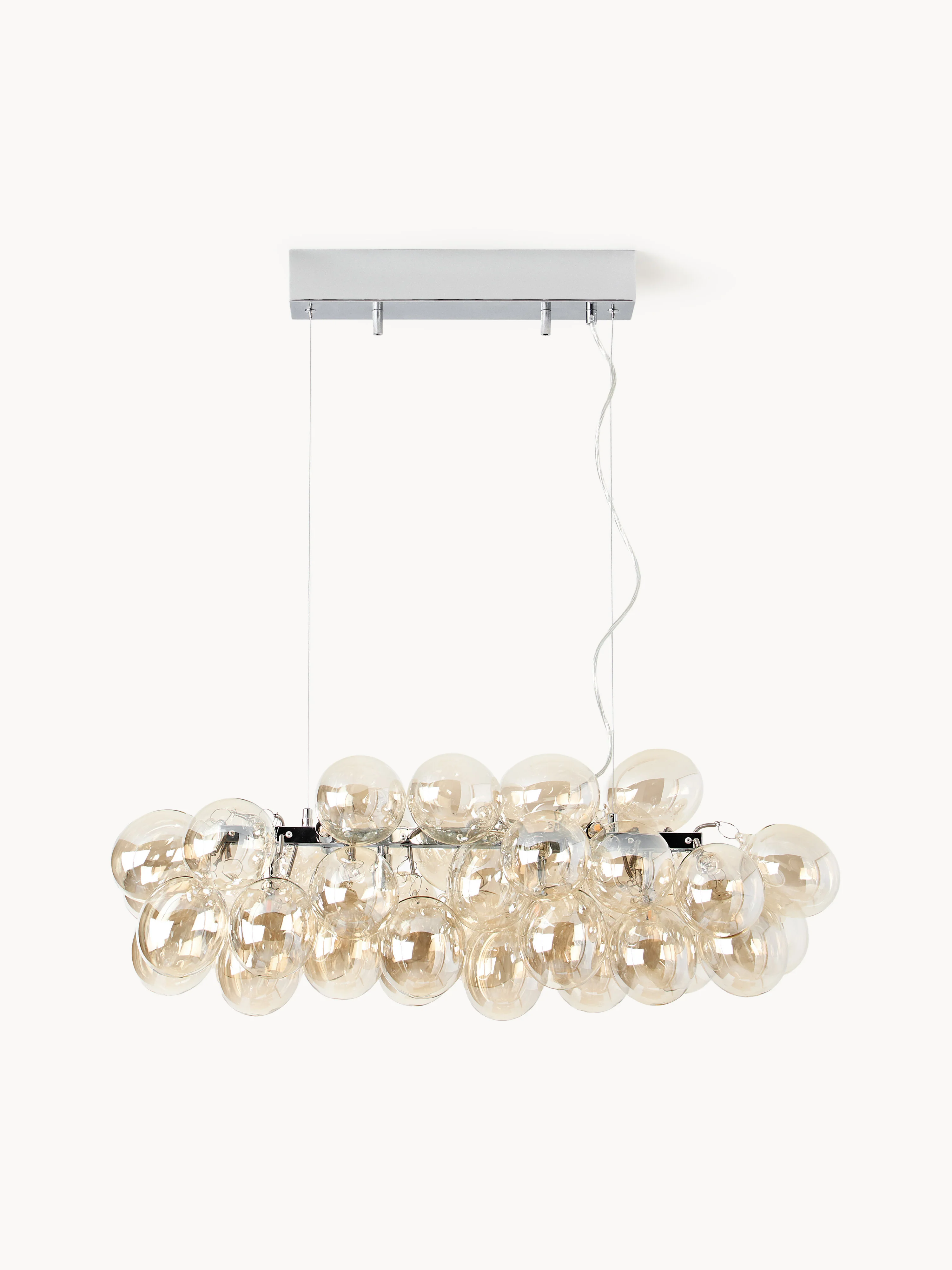 Mondgeblazen hanglamp Gross