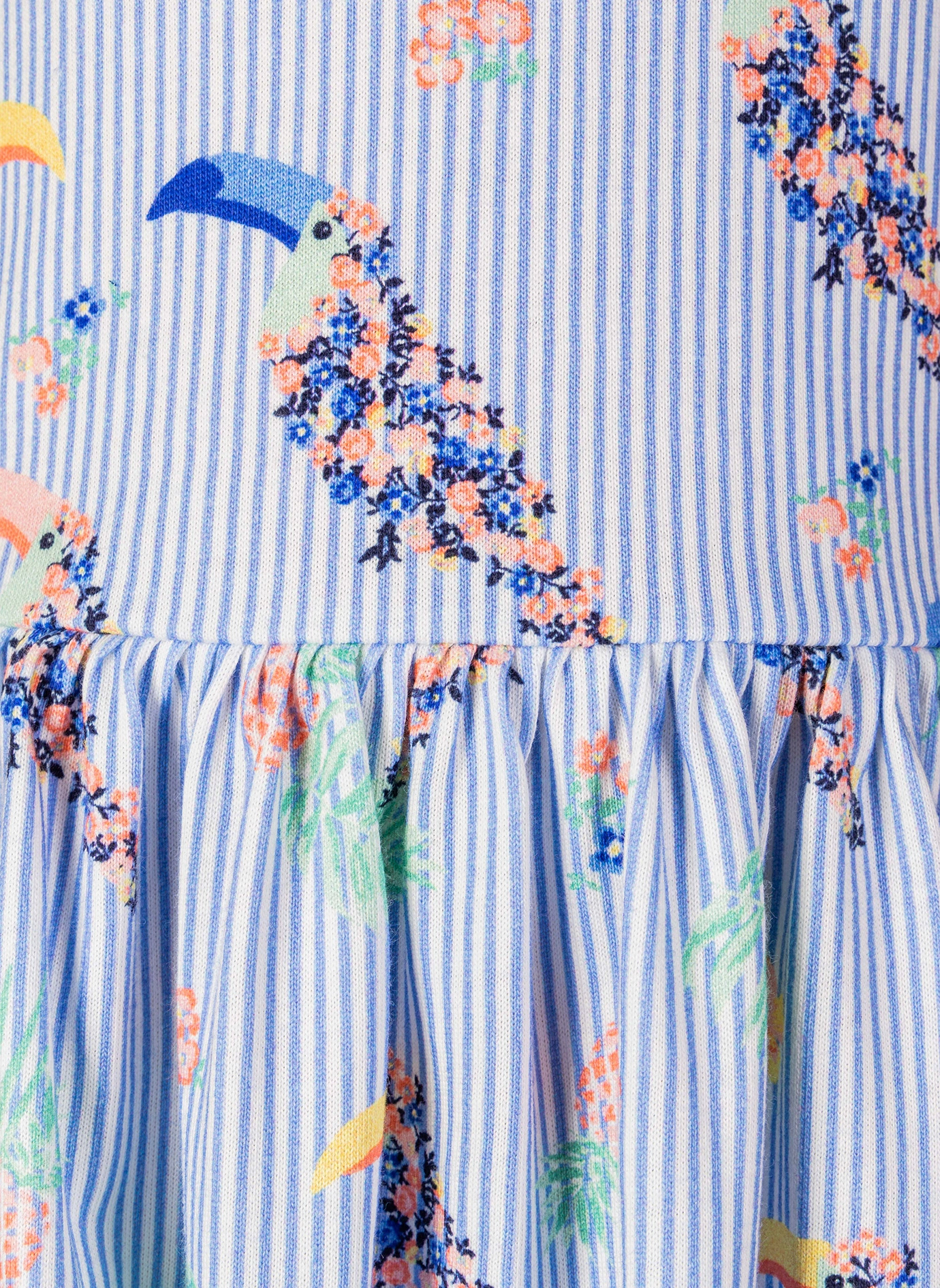 Kleid TOUCAN gestreift in arctic blue