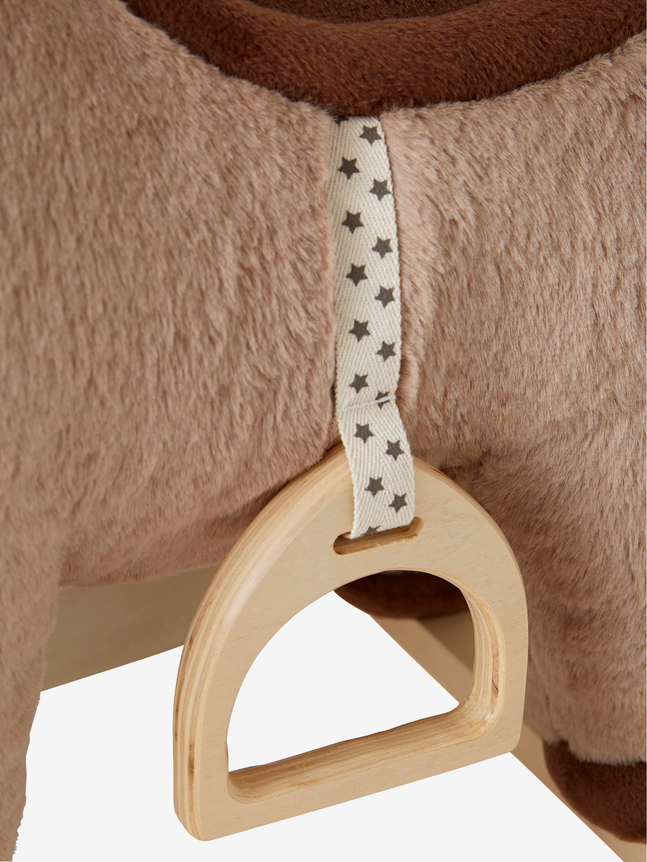 cavalo de balanço marrom