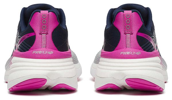 Chaussures Running Saucony Hurricane 24 Bleu/Rose Femme