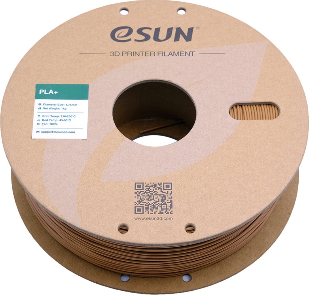 eSUN  PLA+ Light Brown, 1,75 mm / 1000 g    PLA-Filament mit verbesserten physikalischen Eigenschaften