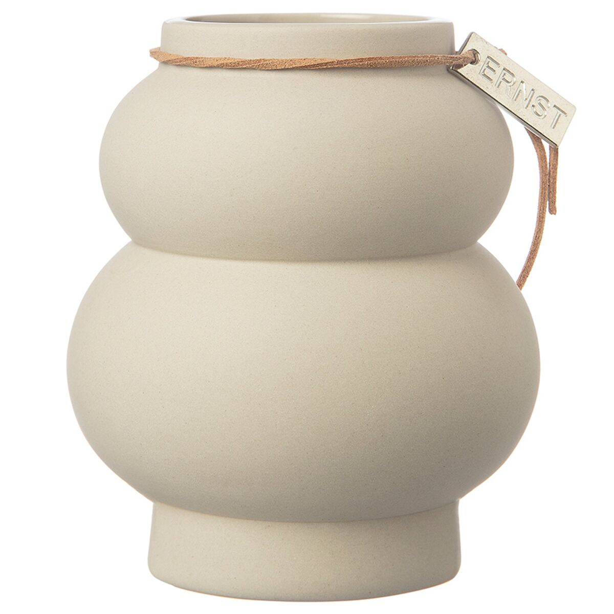 Vase Kurvig Beige, 14 cm