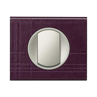 Plaque de finition simple Legrand Céliane pourpre couture