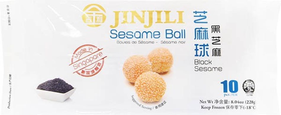 Jinjili Bevroren Sesamballetjes gevuld met Zwarte Sesam 228g