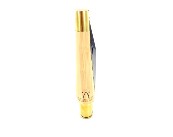 Nontron Virole n° 25 Double virole Manche en buis pyrogravure Couteaux de Poche par Nontron