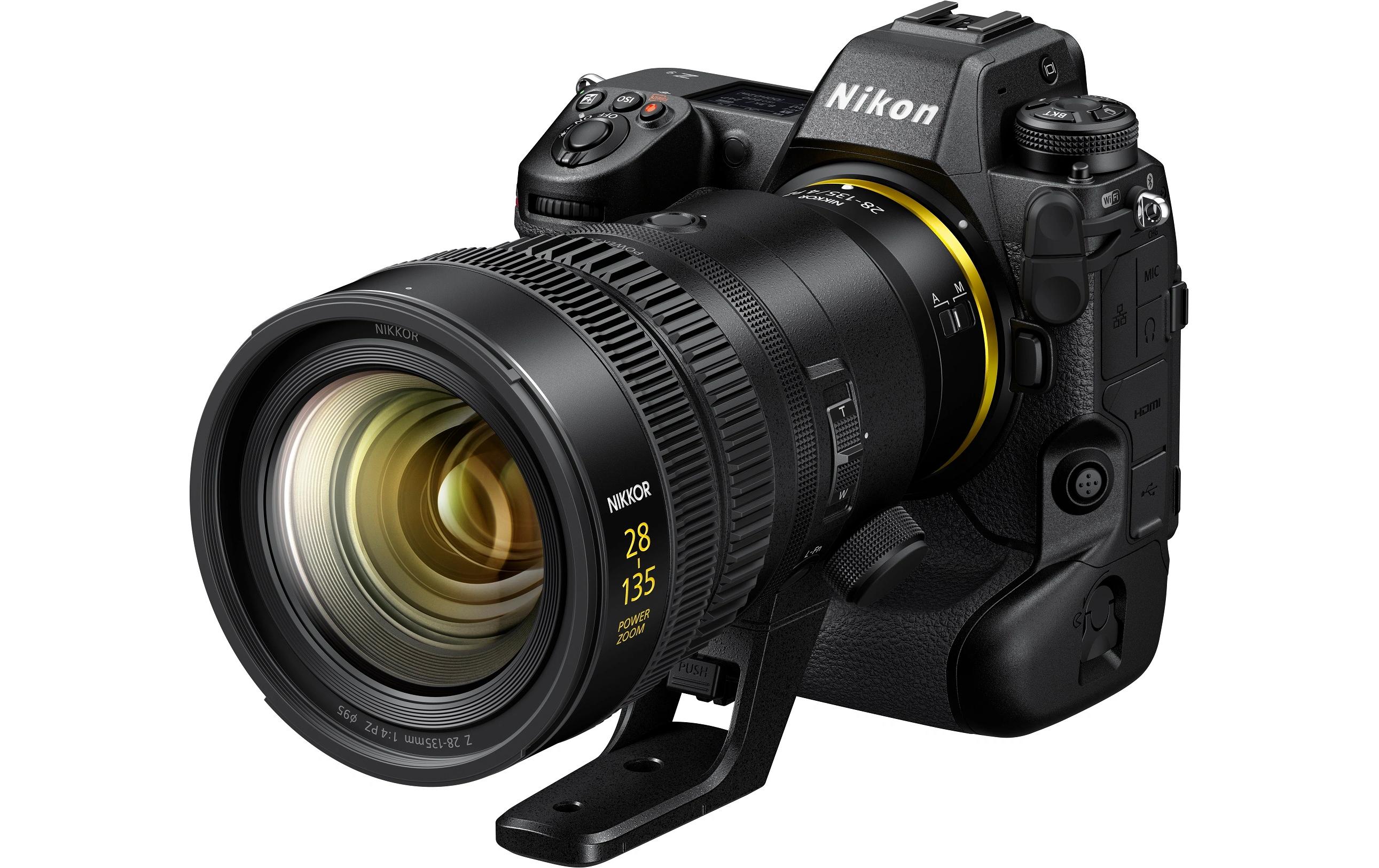 Fotokamera Z9 28-135mm F/4 PZ Kit<br>Systemkamera mit grandioser Abbildleistung bei Videos und Fotos mit Zoomobjektiv
