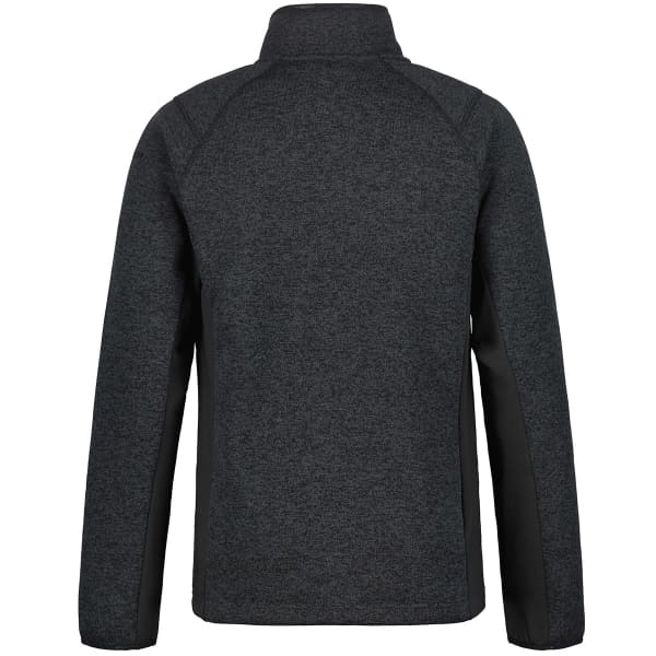 Veste polaire randonnée ICEPEAK MIDLAYER JACKET BLACK MELANGE